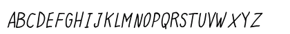 Quick Writing Italic Preview