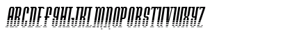 Quickster Condensed Regular Uppercase Preview