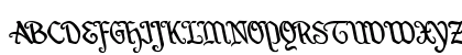 Quill Sword Leftalic Italic Uppercase Preview