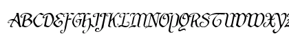 Quill Sword Light Italic Uppercase Preview