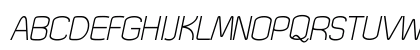 Quizma Light Italic Demo Uppercase Preview