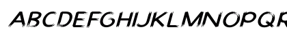 Radora Expanded Italic Uppercase Preview
