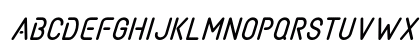 Raintree Italic Uppercase Preview