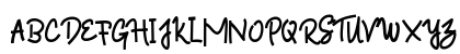 Rastha Regular Uppercase Preview