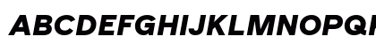 Reader Pro Black Italic Uppercase Preview