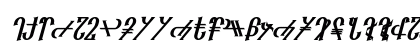 Reanaarian Bold Italic Uppercase Preview