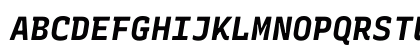 Rec Mono Linear Bold Italic Uppercase Preview
