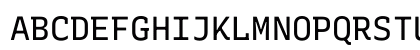Rec Mono Linear Regular Uppercase Preview