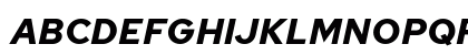 Red Hat Text Bold Italic Uppercase Preview