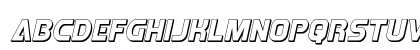 Redline 3D Italic Italic Preview
