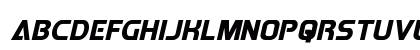Redline Italic Uppercase Preview