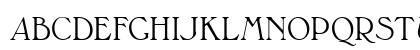 Musketeer Light Regular Uppercase Preview