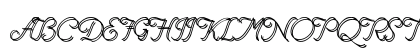 Renania Double Line Regular Uppercase Preview