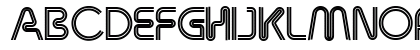 Retro Stereo Thin Regular Uppercase Preview