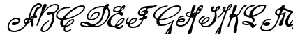 Rhalina Bold Italic Uppercase Preview