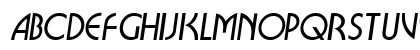 Ridge Oblique Uppercase Preview