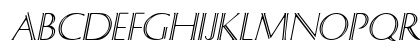 Riyal Oblique Uppercase Preview