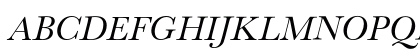 RoBaskerville Book Italic OsF Preview