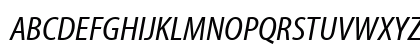 Myriad Web Pro Condensed Italic Preview