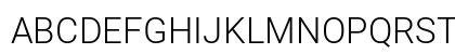 Roboto Light Regular Uppercase Preview