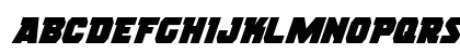 Rogue Hero Italic Uppercase Preview