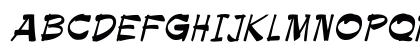 Roller Regular Uppercase Preview
