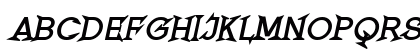Romanicum Bold Italic Uppercase Preview