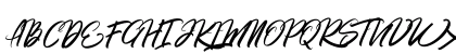 Rommantis Regular Uppercase Preview