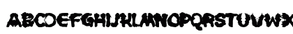 Rorschach Rorschach Uppercase Preview