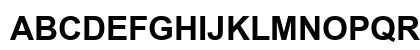 Arial HU Bold Uppercase Preview