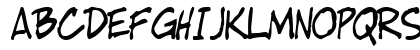 Rough Regular Uppercase Preview