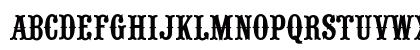 RouletteCapsOpti Regular Uppercase Preview