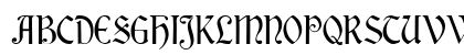 Rousseau Regular Uppercase Preview