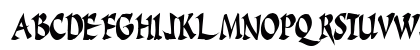 RoyalBrushNew20 Regular Uppercase Preview