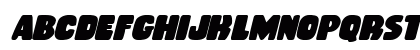 Rubber Boy Bold Italic Uppercase Preview