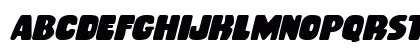 Rubber Boy Italic Uppercase Preview