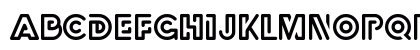 Rubber Regular Uppercase Preview