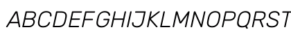 Rubik Light Italic Preview