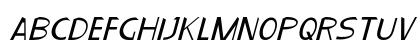 Rugrat Expanded Italic Preview