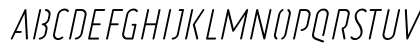 Ruler Stencil Light Italic Uppercase Preview
