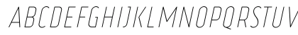 Ruler Volume Light Regular Uppercase Preview