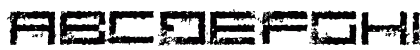 Rusting Robotica Regular Uppercase Preview