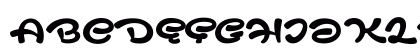 Safir Script PERSONAL USE ONLY Regular Uppercase Preview