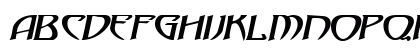 Saga-Expanded Bold Italic Uppercase Preview