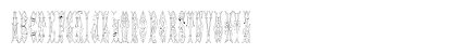 Sajou Fancy Gothic Regular Uppercase Preview