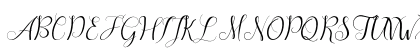 Sareeka Script Free Uppercase Preview