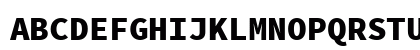 SauceCodePro Nerd Font Mono Regular Uppercase Preview