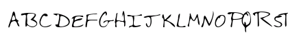 NappysHand Regular Uppercase Preview