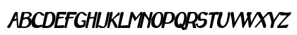 Savoy-Condensed Bold Italic Uppercase Preview