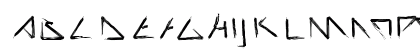 Script Demolition Regular Uppercase Preview